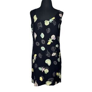 Back East Vintage 90s Sleeveless Mini Dress Size M Lightweight Beachy Seashells